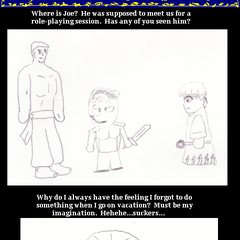 Vacation filler comic 4 (hand-drawn)