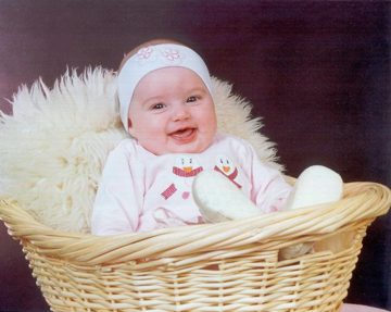 Our niece Emilia, photo 1