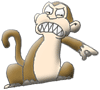 The evil monkey from Family Guy