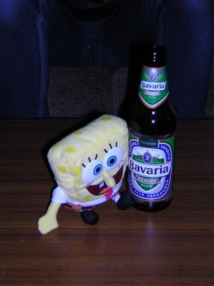 SpongeBob has beer! o.0