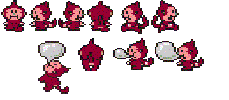 Monkey sprite sheet by JoeFalco